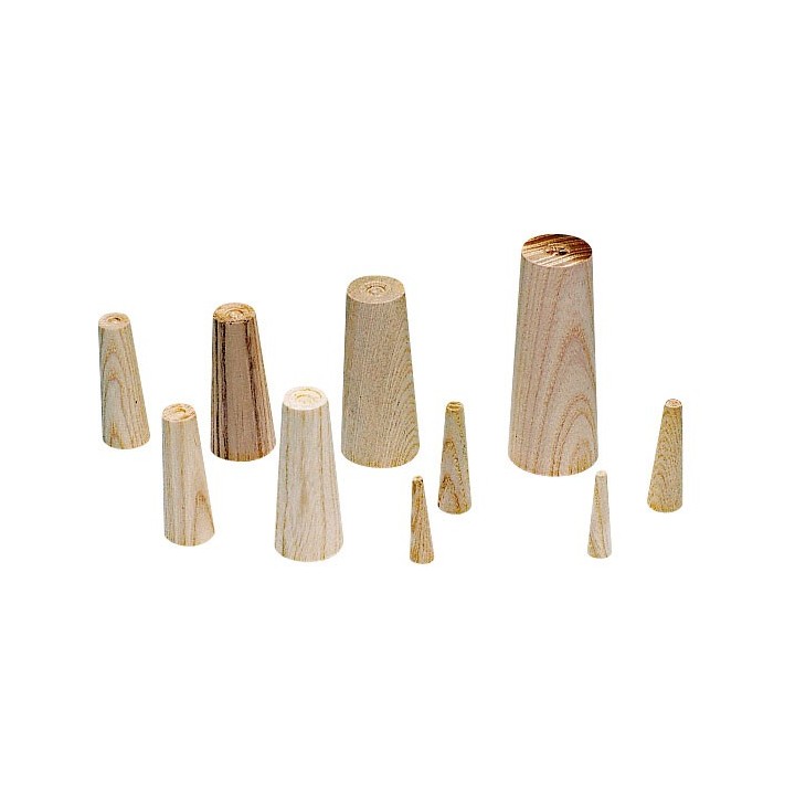 JUEGO 10 ESPICHES MADERA
