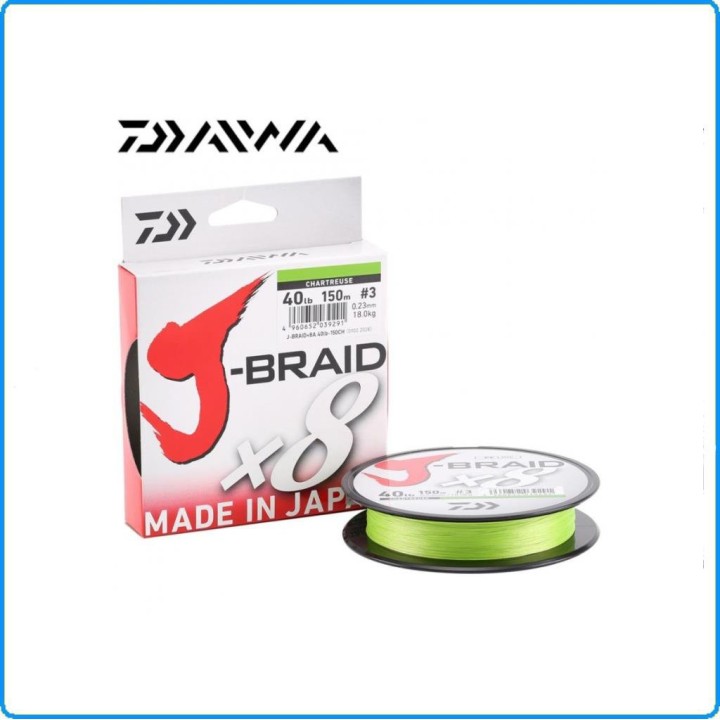 JBRAID X8 CHARTREUSE