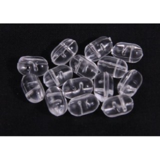 PERLA CRUZADA TRANSPARENTE (20pcs)