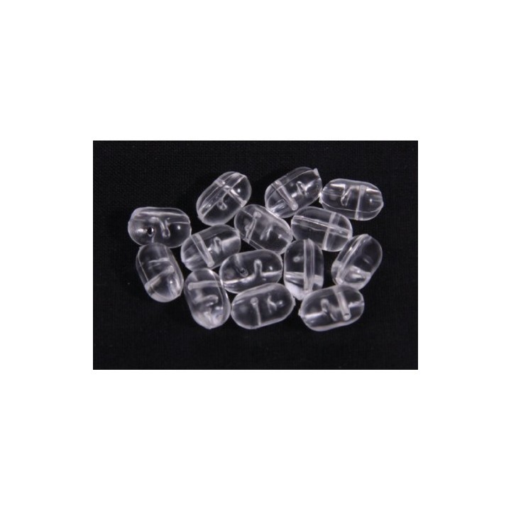 PERLA CRUZADA TRANSPARENTE (20pcs)