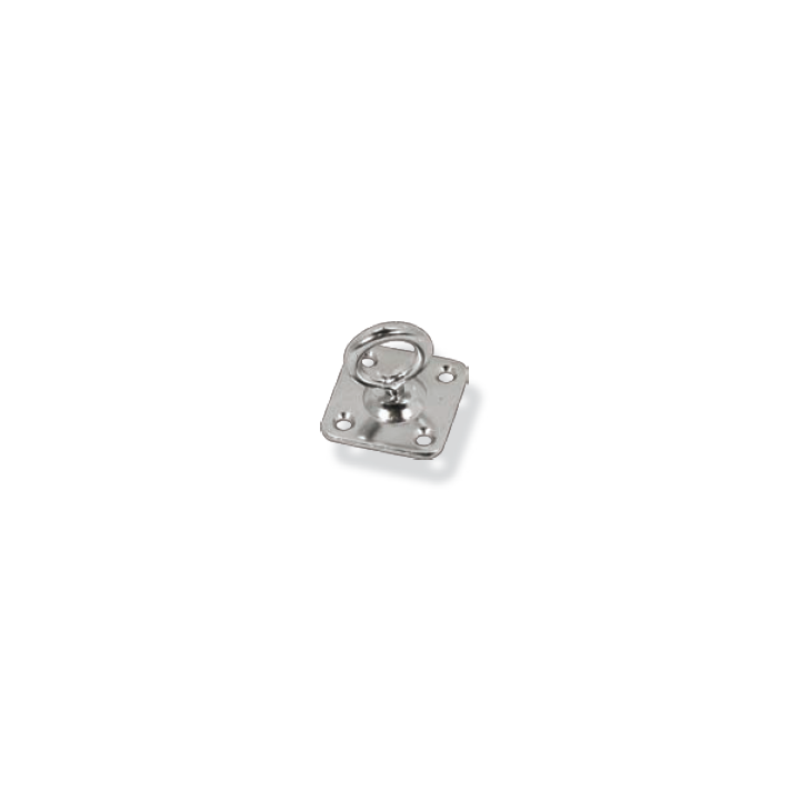ANILLA GIRATORIA C/PLACA CUADRADA INOX A316