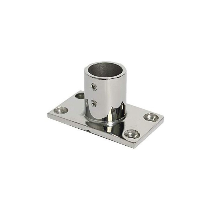 BASE RECTANGULAR INOX 90º