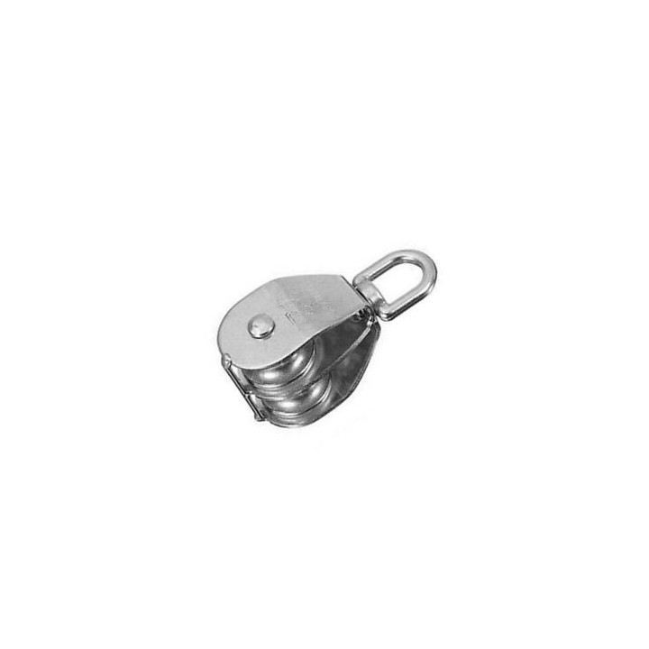 POLEA GIRATORIA DOBLE INOX A316