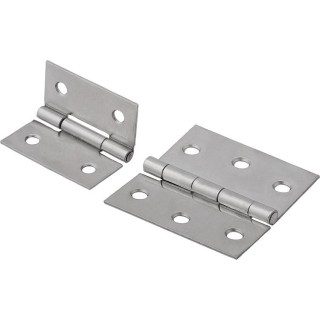 BISAGRA RECTANGULAR LIGERA INOX A304