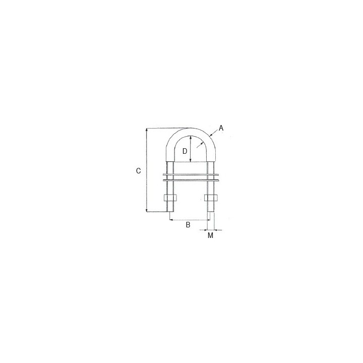 CADENOTE AISI 316 130mm