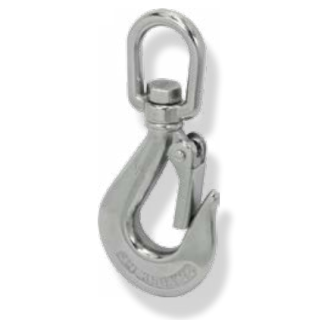 GANCHO CARGA GIRATORIO INOX A316