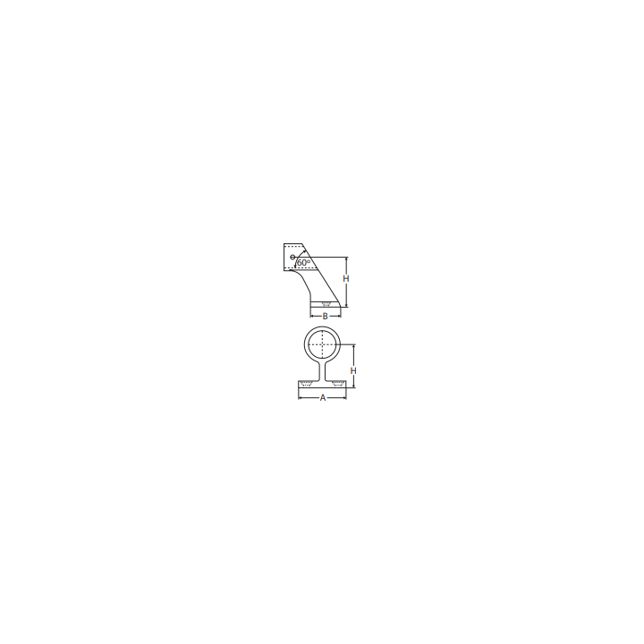 CONECTOR TUBO 60º  FINAL