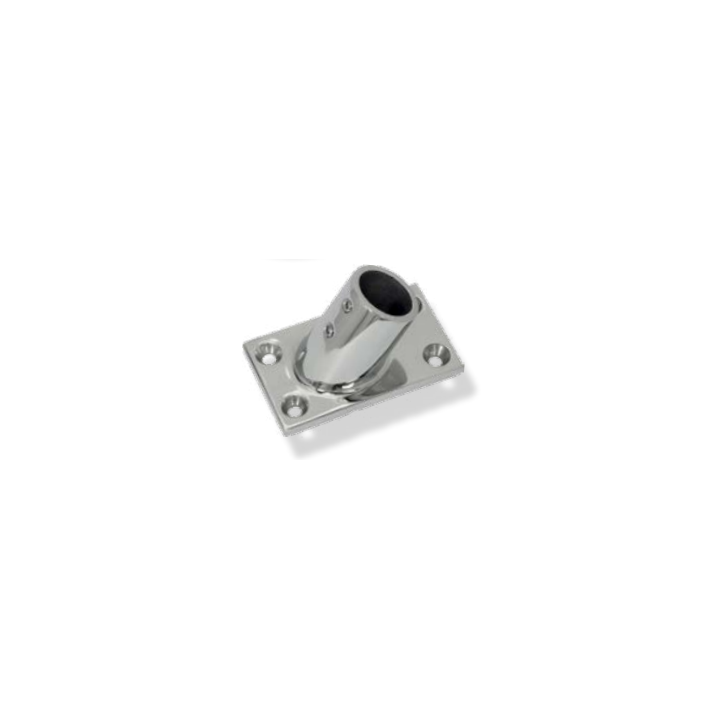 BASE RECTANGULAR INOX 60º
