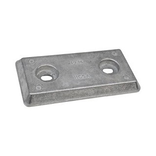 ZINC PLACA 130X52X20