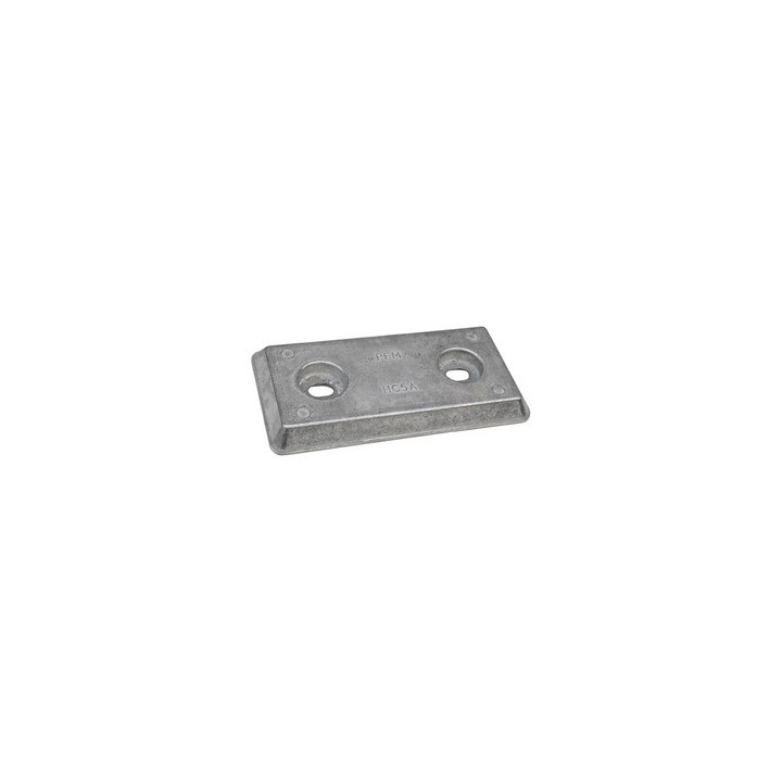 ZINC PLACA 130X52X20
