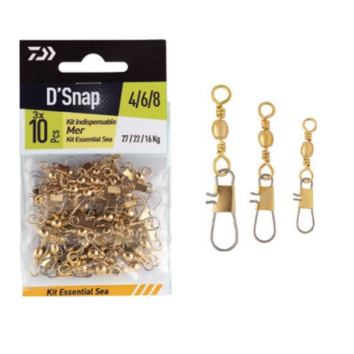 KIT  EMERILLÓN CON MOSQUETÓN  DAIWA