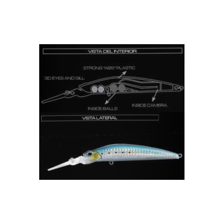 DEEP TRACKER 105 TROLLING MINNOW CINNETIC