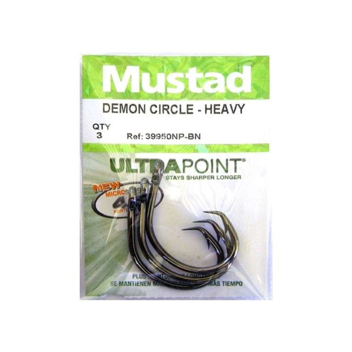 ANZUELO MUSTAD  39950NP-BN DEMON CIRCLE-HEAVY
