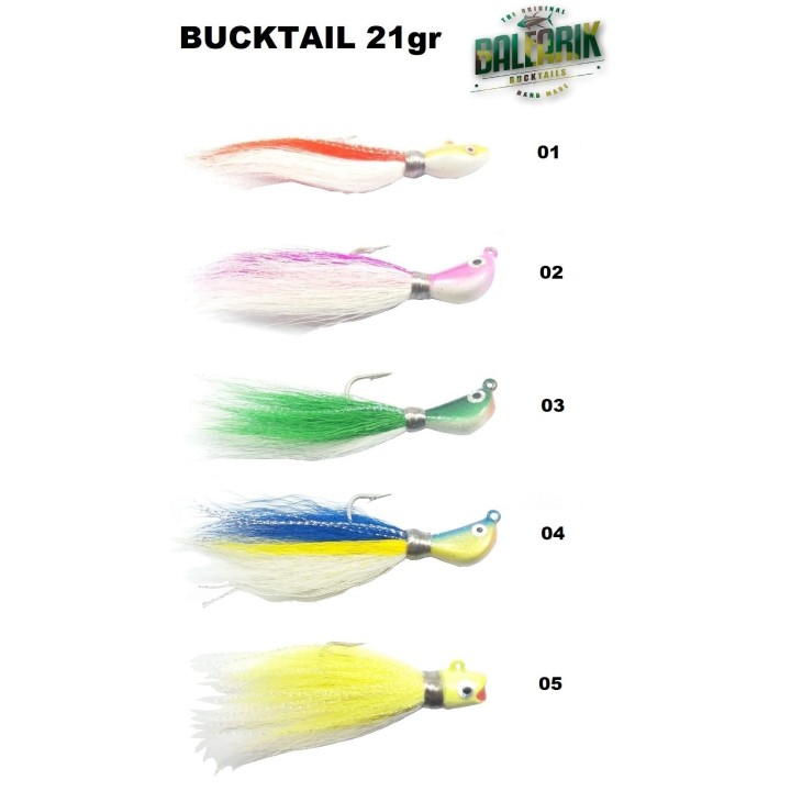 BUCKTAILS 21gr BALEARIK