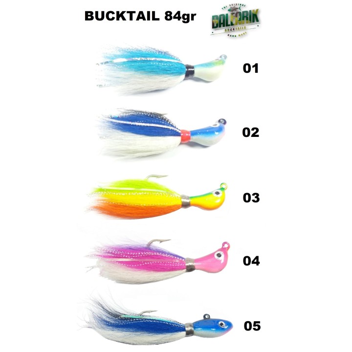 BUCKTAILS 84gr BALEARIK