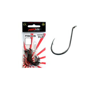 ANZUELO FISHUS 3X BLACK NIQUEL