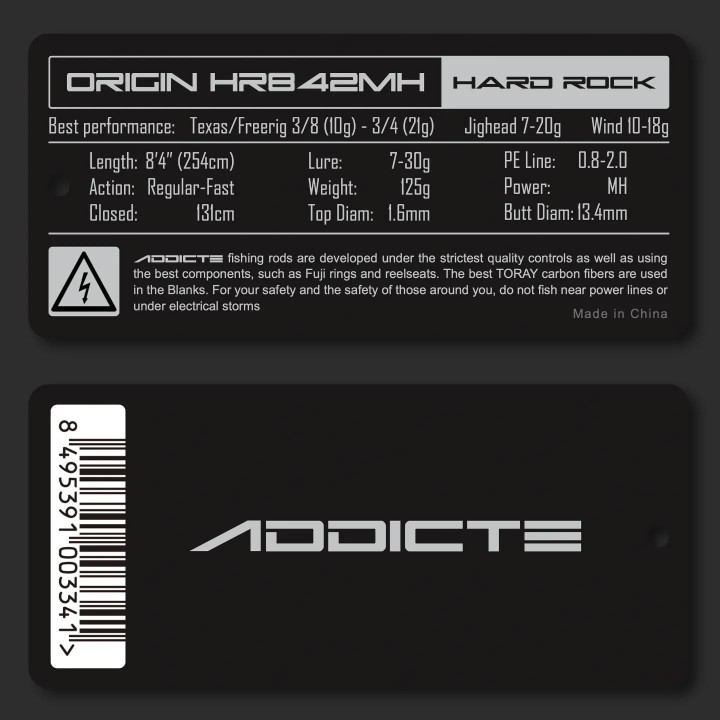 CAÑA ADDICTE ORIGIN HARD ROCK